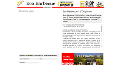 Desktop Screenshot of ecobarbecue.shopchannel.it